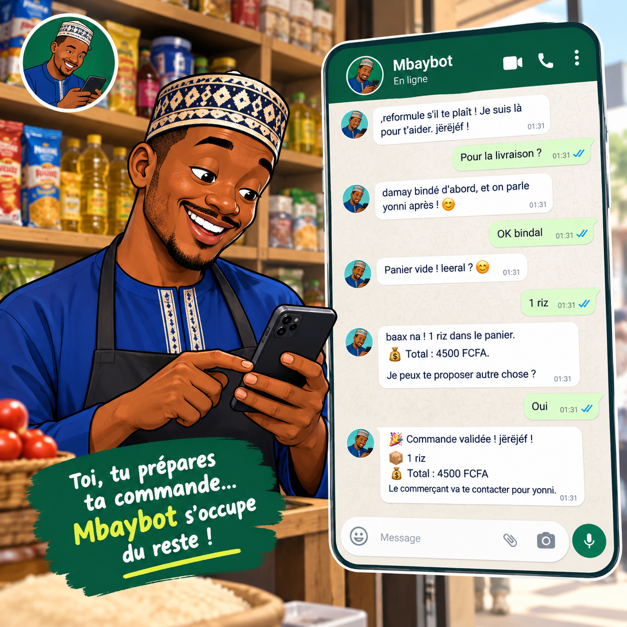 MbayBot - Votre assistant WhatsApp